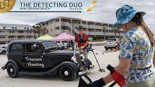 Butterfly Pendant Metal Detecting Spring Break New Smyrna Beach Florida | The Detecting Duo S04E09
