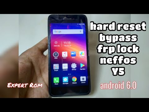 Neffos Y5 (TP-802A) Hard Reset Bypass FRP Lock Google Account Android 6.0.1