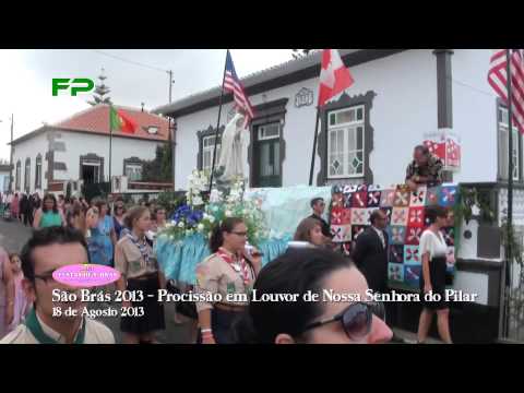 São Brás 2013 - Procissão em Louvor de Nossa Senhora do Pilar - 18 de Agosto 2013 2