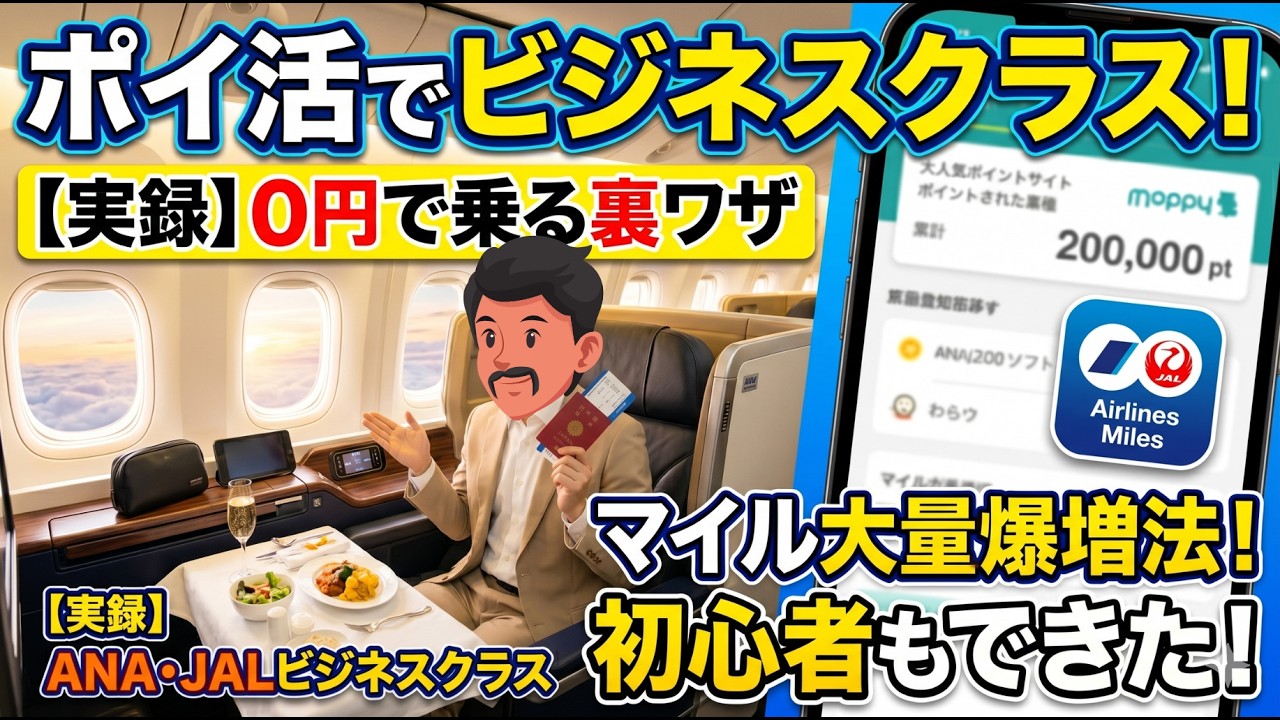 年10万マイル貯めるポイ活の攻略法