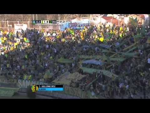 Gol de Ortiz. Aldosivi 1 - San Martín SJ 0. Fecha 22. Primera División 2015. FPT.