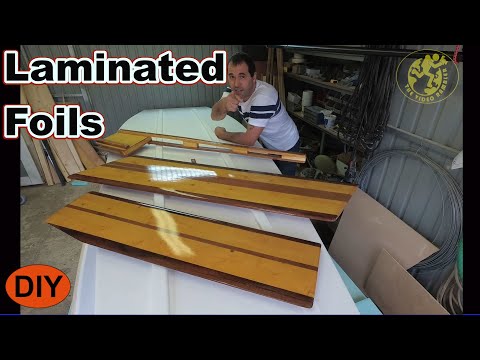 Laminated Dagger Board and Rudder