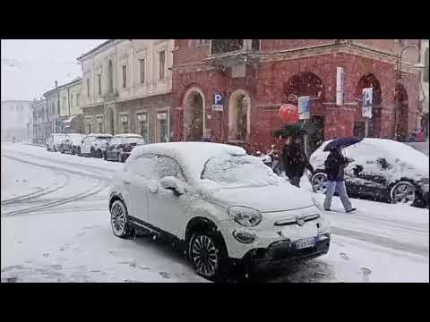 Nevicata del 6 gennaio a Russi