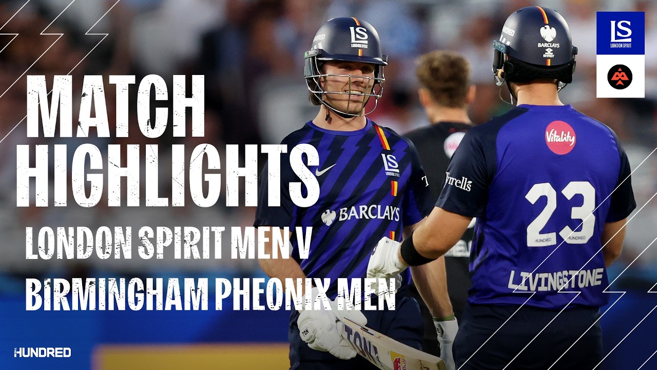 London Spirit Men beat Birmingham Phoenix by 7 wickets as Liam Livingstone and Dewald Brevis shine - hero