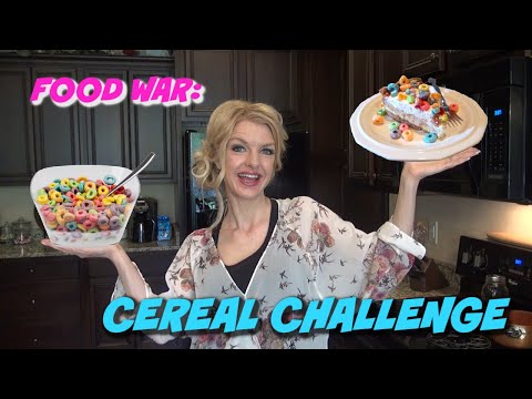 Recipes using CEREAL | Froot Loops | Cinnamon Toast Crunch | Rice Krispies | Food War Collab