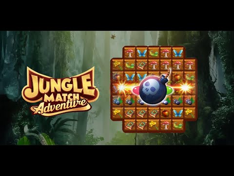 Jungle Match Pop Puzzle Game Video