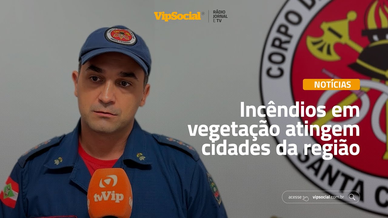 Incêndios em vegetação atingem cidades da região