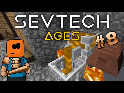 Minecraft - Dowsing Rod for Copper - SevTech Ages #8