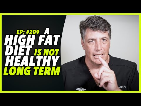 Ep:209 A HIGH FAT DIET IS NOT HEALTHY LONG TERM - by Robert Cywes