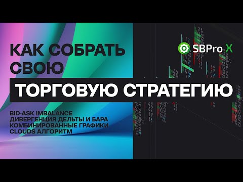 Как собрать торговую стратегию. Bid-Ask Imbalance. Дивергенция. Комбинированные графики. Clouds.