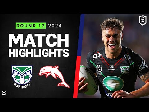 NRL Highlights | NRL 2024 | Warriors v Dolphins | Match Highlights