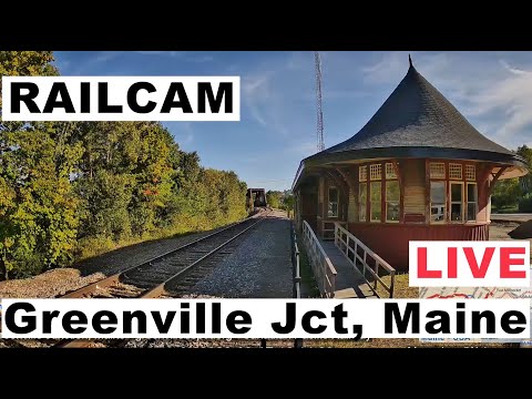 Greenville Rail Depot, Maine live webcam