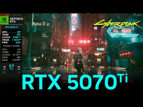 Cyberpunk 2077 Path Tracing ON | RTX 5070 Ti | 1440p +DLSS 4 +Frame Generation | PC Performance
