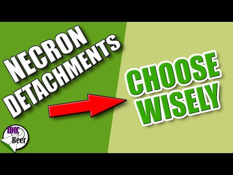 Necron Detachments 8th Edition - Choose Wisely