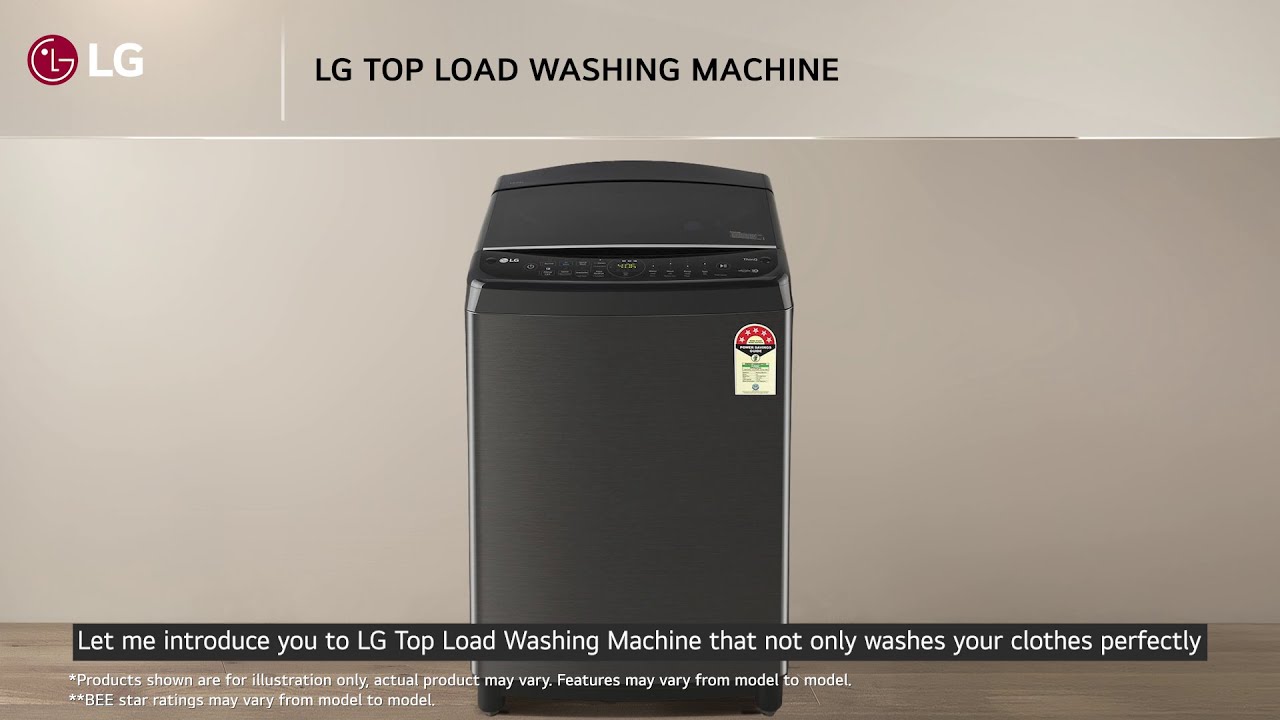 LG 13Kg Top Load Washing Machine, AI Direct Drive™, In-built Heater, Platinum Black, 5 Star, THD13SWP
