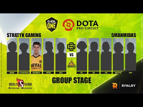 Stratyk Gaming vs 5ManMidas - DPC NA 2021/22 Tour 2: Division II - Group Stage - B03