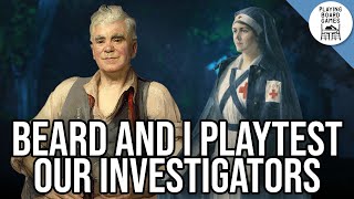 Beard and I playtest our custom investigators! (Colour Out Of Oz Playtesting 1)