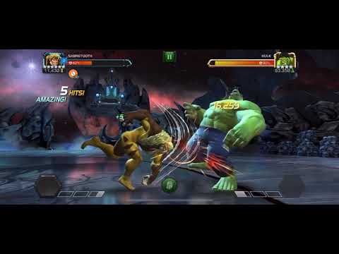 6* R1 Sabretooth (30 furies) vs. ROL Hulk