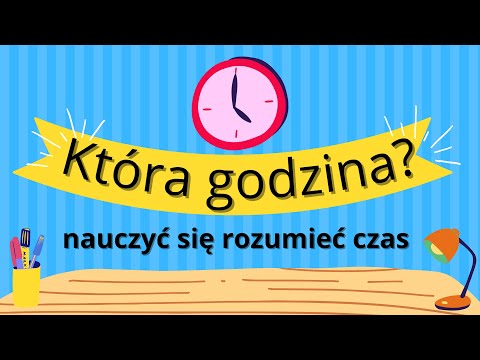 Nauka zegara dla dzieci. Zegar dla dzieci