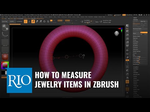 How to Measure Jewelry Items in ZBrush