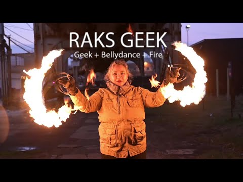 Rose Tico from Star Wars - fire spins!