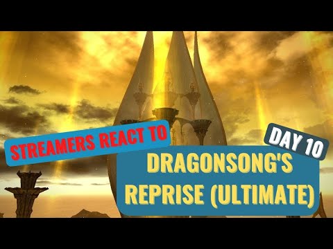 Streamers react to the final phase in FFXIV Dragonsong's Reprise Ultimate Day 10