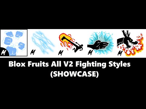 Blox Fruits Every V2 Fighting Style Showcase! (Blox Fruits)
