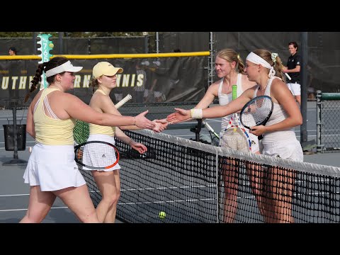 Southwestern University battles Centre College in Tennis.