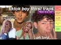 ranking tiktok thirst traps because we're down bad 😩 part 2**