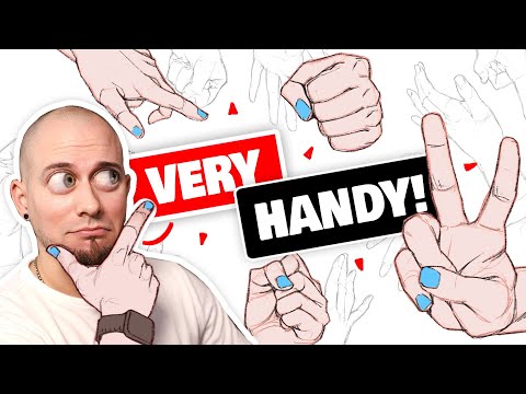 ✌️ HOW TO DRAW HANDS (like a professional hand drawer)