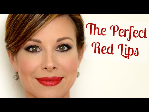 PERFECT Red Lipstick Makeup Look | My Best Tips &...