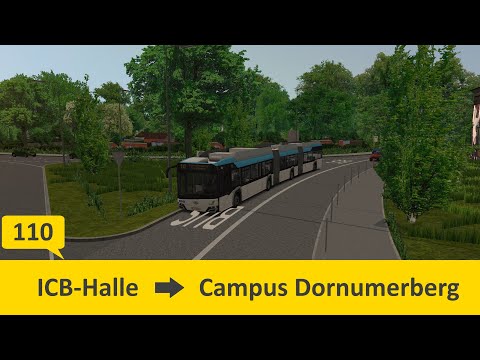 OMSI 2:  Ahlheim - Laurenzbach Updated | Line 110 ICB-Halle ➡️ Campus Dornumerberg