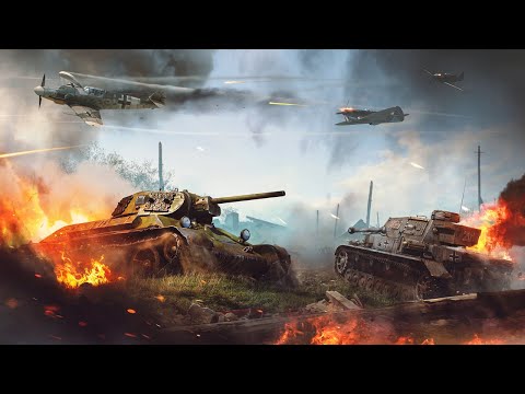 Battle of Kursk | Sound Design, Colorized HD, Only Sound