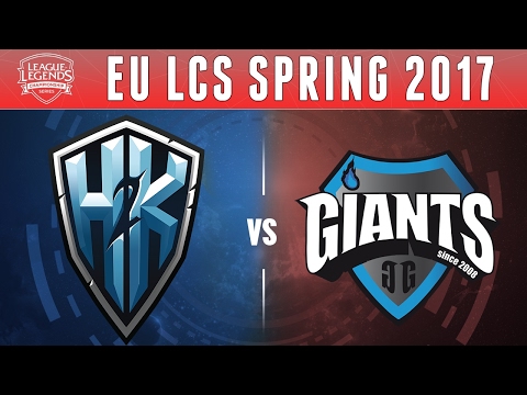 Highlights: EU LCS Spring 2017 - H2K vs GIA - Full Series