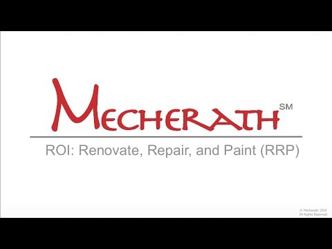 ROI: Renovate, Repair, and Paint Rule (RRP)