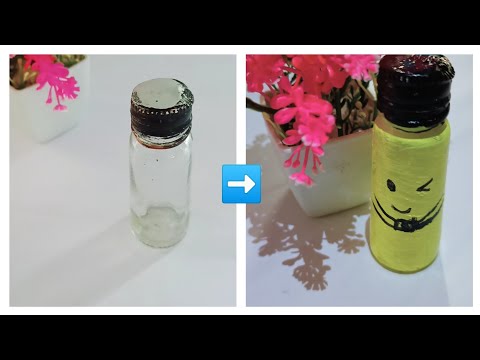 mini bottle art
