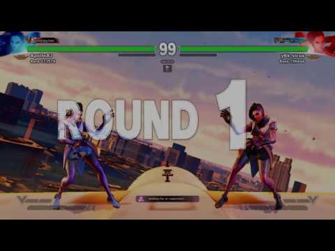 ApolloAJ Vs. y6k_virus (Laura Mirror) FT2 - Street Fighter V