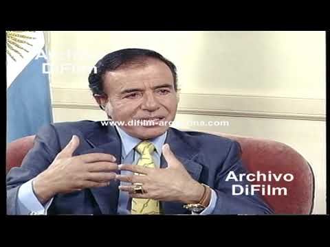 Entrevista a Carlos Menem - Parte 1 de 4 (1994) DiFilm