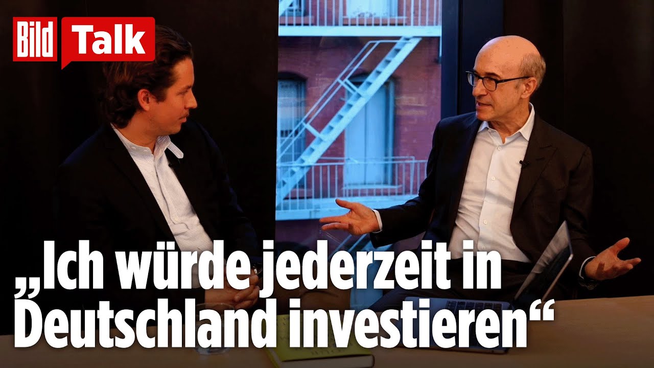US-Starökonom Kenneth Rogoff macht Deutschland Mut | BILD-TALK