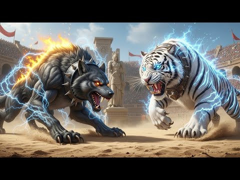 White Tiger vs Alpha Wolf – Who Will Win the Battle? | 911s Animal Rescue