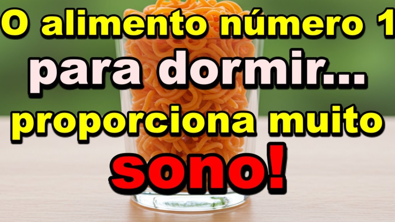 7 ALIMENTOS para DORMIR COMO NUNCA (Como comê-los)