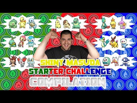 Pokémon Shiny Masuda Starter Challenge Compilation