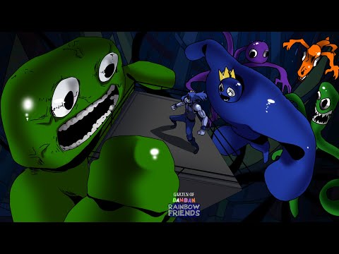 RAINBOW FRIENDS vs GARTEN OF BANBAN But it's Anime Part 1│ FNF Friends To Your End but Garten Banban