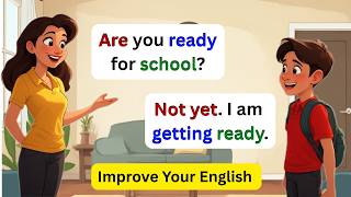 English Speaking Practice for Beginners | Daily Routine Conversation #learnenglish