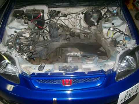 Yonaka Motor Mounts H22A EK 96-00 Honda Civic Hatch Install