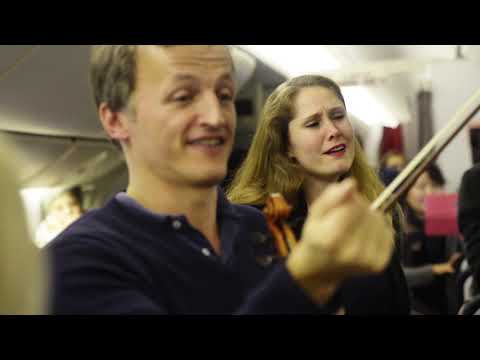 Concerts improvisés de l'Ensemble Matheus à bord du vol Paris-Séoul // Année France-Corée 2015-2016