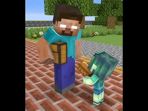 Monster School : Bad Boy vs Good Girl-Baby Zombie Minecraft Animation- (shorts version) #Shorts​ 3