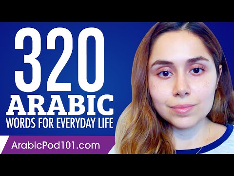 320 Arabic Words for Everyday Life - Basic Vocabulary #16