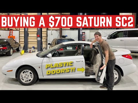 I BOUGHT A $700 Saturn SC2 It's Mostly PLASTIC In The BEST WAY