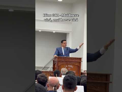 Ensaio Regional em Medianeira-PR❤️‍🔥Hino 381 - Mui breve virá, mui breve virá.🔥